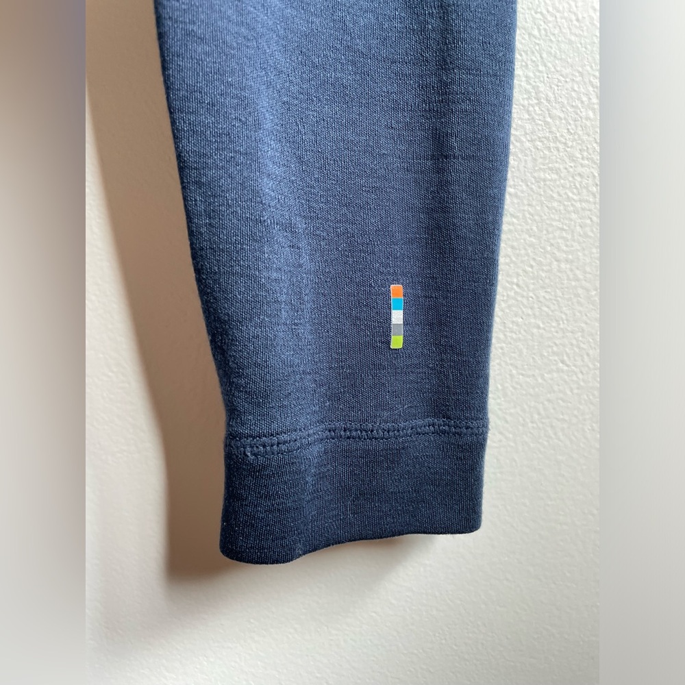 Smart Wool Navy Leggings / Base Layer Size Medium - Picture 3 of 11
